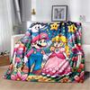 Super Mario game blanket, warm and comfortable flannel blanket, suitable for bedrooms, sofas, beds, chairs