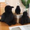 Cartoon Black Crow Doll Interesting Funny Animal Plush Doll Boys Girls Crow Plush Toy  Kids Toy