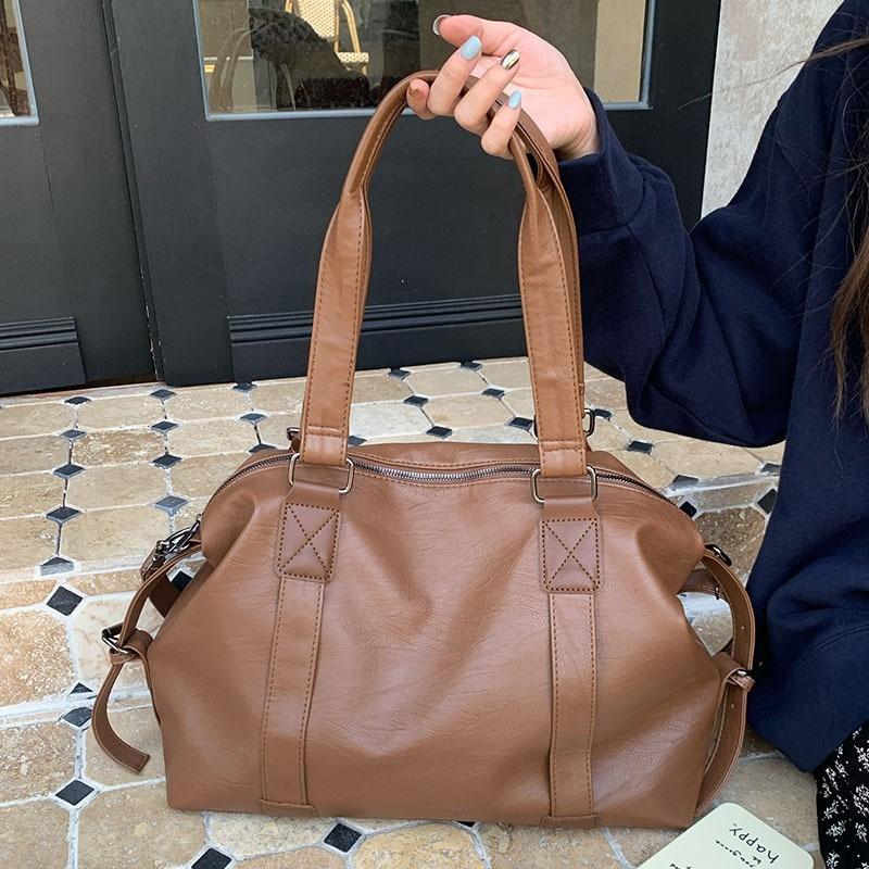 Trendy Cool Portable Travel Bag Women's New Casual Tote Bag Large Capacity Messenger Bag Luggage Bag