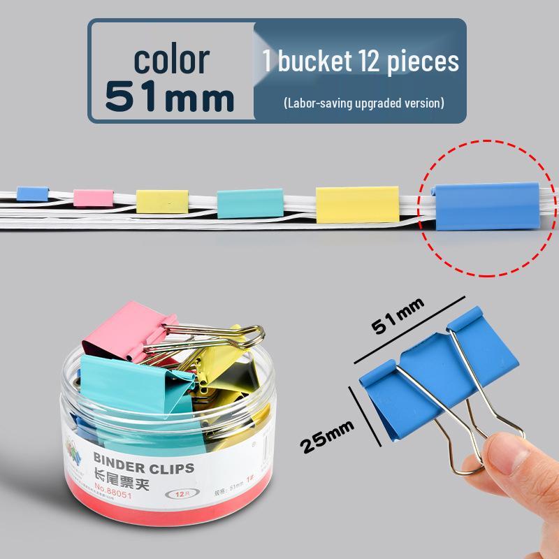 Зажим Моранди с длинным хвостом - Большой дизайн "Ласточкин хвост" и "Феникс" для бумаг и книг