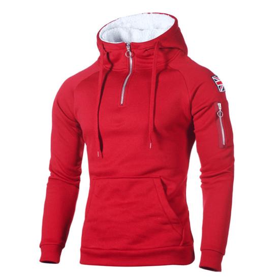 Мужская толстовка с карманами и карманами, уличная одежда, пуловер в рубчик с манжетами и маркировкой, толстовка для повседневной носки