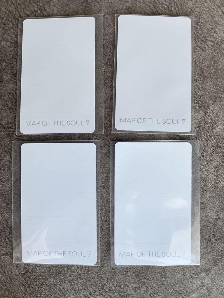 [Б/У] BTS SUGA Юнги MAP OF THE SOUL 7 Полный набор торговых карт