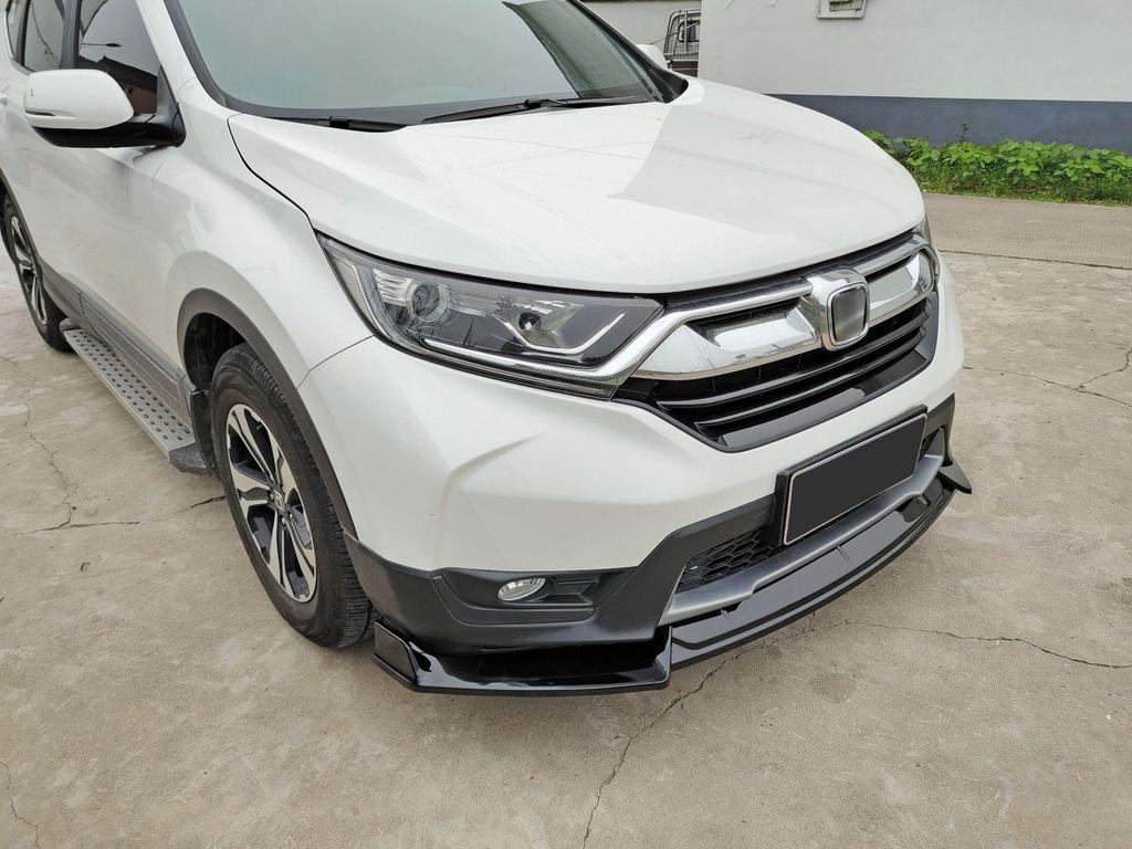 Модифицированный передний бампер-губа для Honda CRV Haoying 2017-20: Защитная решетка бампера, Задние накладки-жалюзи на спойлер.