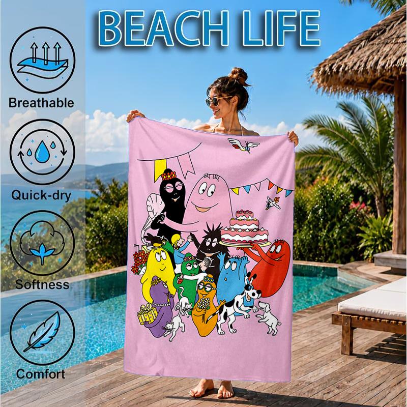 Happy Birthday Bar-bapa Beach Towel, Microfiber Beach Towel, Perfect For Pool, Beach, Travel, Home Decor Beach Party Fan gifts