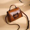 Women's Bag Fashion Handbag Genuine Leather Women's Bag Vintage Women's Bag Diagonal Bag