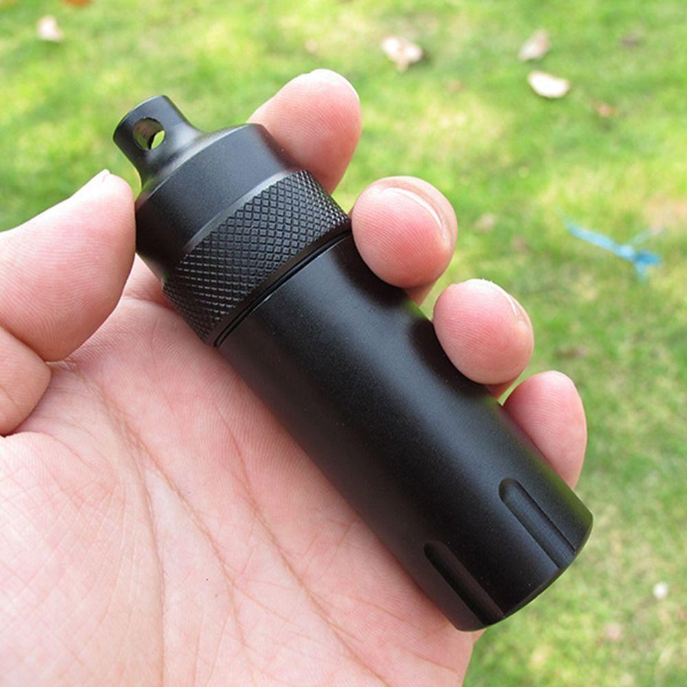 Box Irregular Jar Brass Seal Bottle Waterproof Bottle Outdoor Pill Tank Waterproof Canister