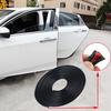 5 м / 16 футов Черная защитная полоса для кромки двери автомобиля Защита от царапин Молдинг Отделка Крышка