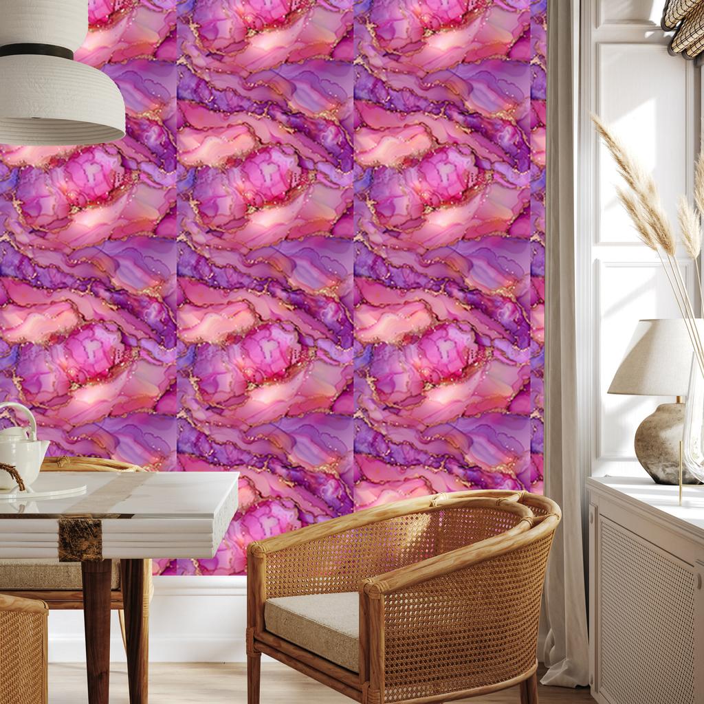 Ink Purple and Violet Wallpaper for Living Room and Bedroom 50x1000