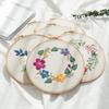DIY Flowers Plants Pattern Embroidery Set Hand-sewn Crafts Needlework Tools