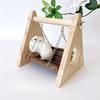 Wooden Hamster Toys, Apple Branch Swing, Hammock, Golden Thread Bear Shuttling and Playing, Tree Hole Pet, Teething, Landscaping Supplies