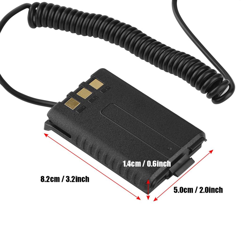 Car Charger Adapter for Baofeng UV‑5r UV5RA+ UV5RB for TYT TH‑F8 TH‑UVF9 Walkie Talkie