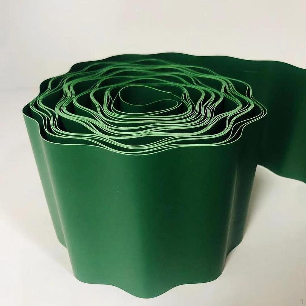 Ландшафтный дизайн своими руками ПП бордюрный рулон гибкие водонепроницаемые аксессуары зеленый для приподнятой клумбы