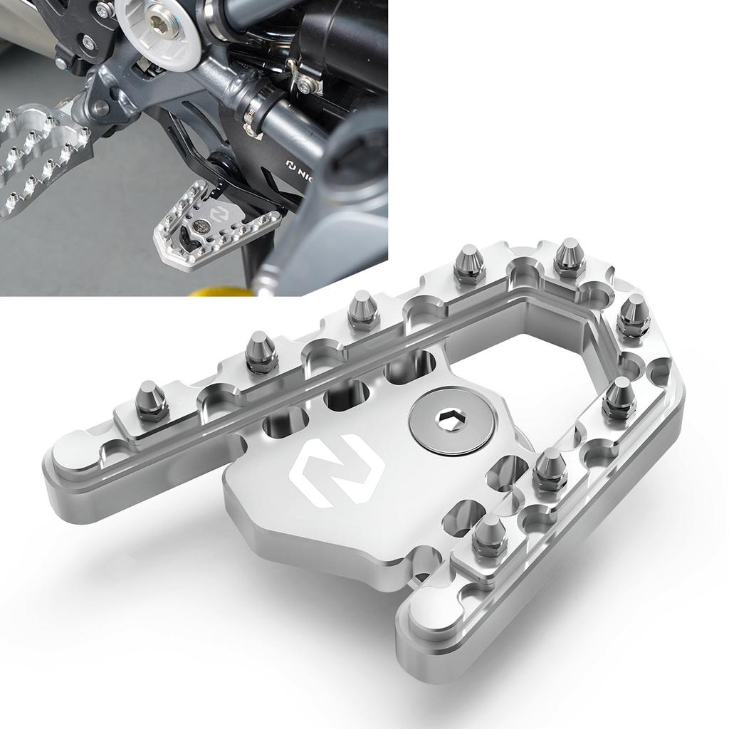 For 2013-2018 BMW R1200GS R 1200 GS Brake Pedal Tip Peg Brake Extension Pad for BMW R1250GS R1250 GS 2019 2020 2021 2022 2023