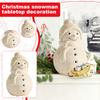 Снеговик, настольное украшение, рождественское украшение для дома
