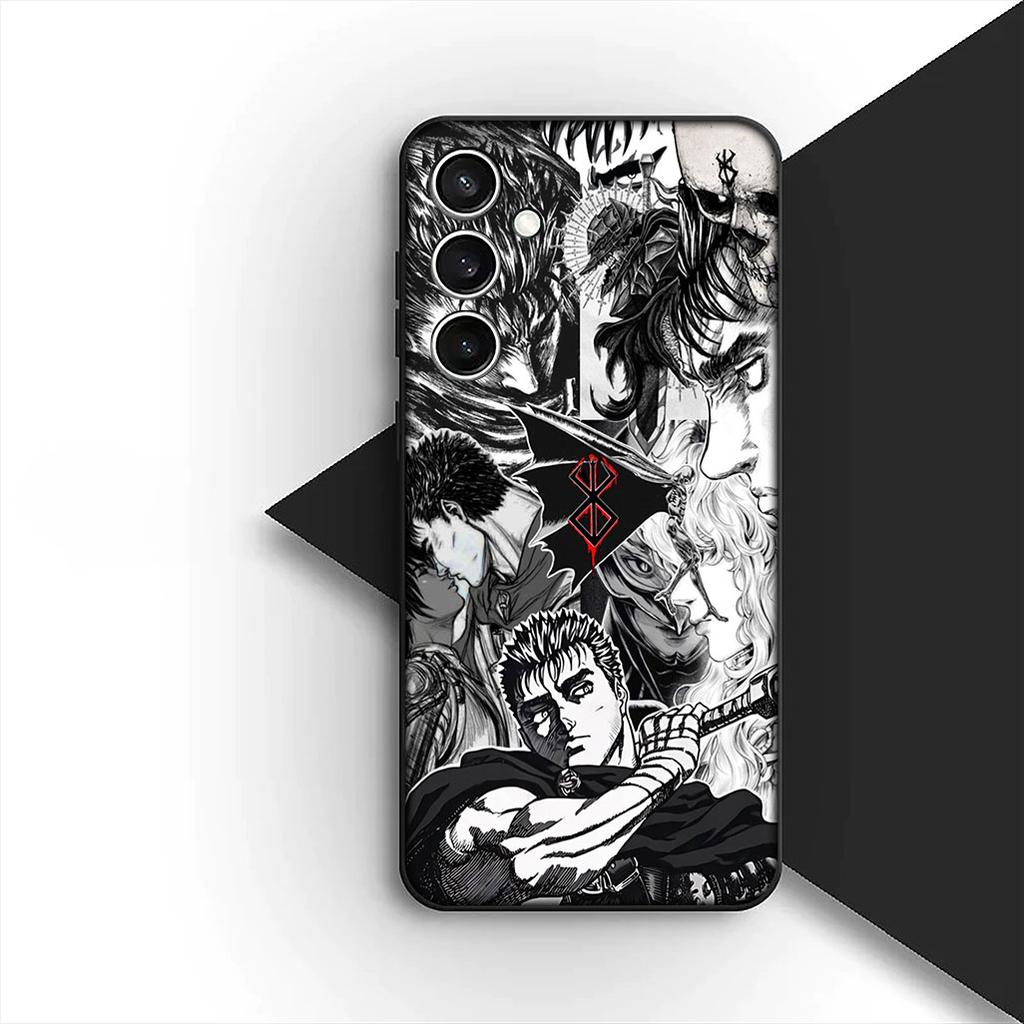 Чехол для Xiaomi Poco C75 C65 C85 X7 X6 M8 F7 F8 Ultra F6 Pro MI PocoF7 Корпус Силиконовый Чехол для Телефона Постер Берсерк Гатс