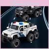 Offroad Police Car Inertia Toy For Kids With Flashing Lights And Sound Play