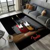 27 Стиль Новый Fender Ретро Гитарные Инструменты Музыка 3D Ковер Коврик для Гостиной Спальни Дома Украшение Дивана, Нескользящий Напольный Коврик