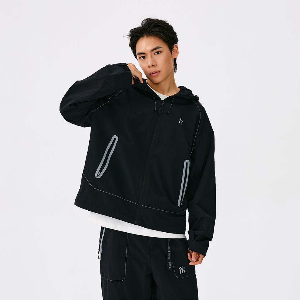 New MLB New York Yankees Basic Collection 25FW Jacket Unisex Standard Black 3AWJB0454-50BKS