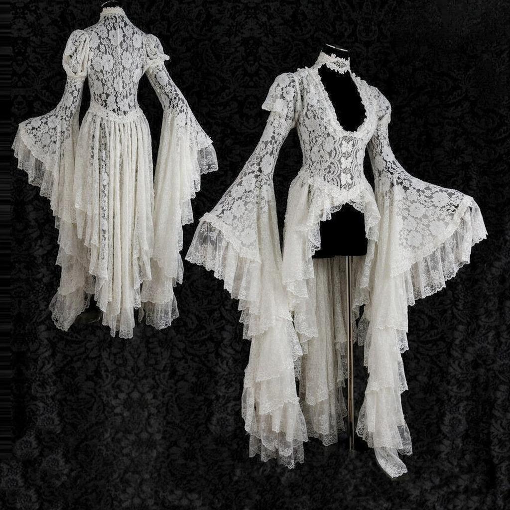 Винтажный Хэллоуин Средневековый Ренессанс Косплей Костюмы Платье Женское Готическое Кружевное Повязка Черное Маскарадное Платье Макси Платье Vestidos