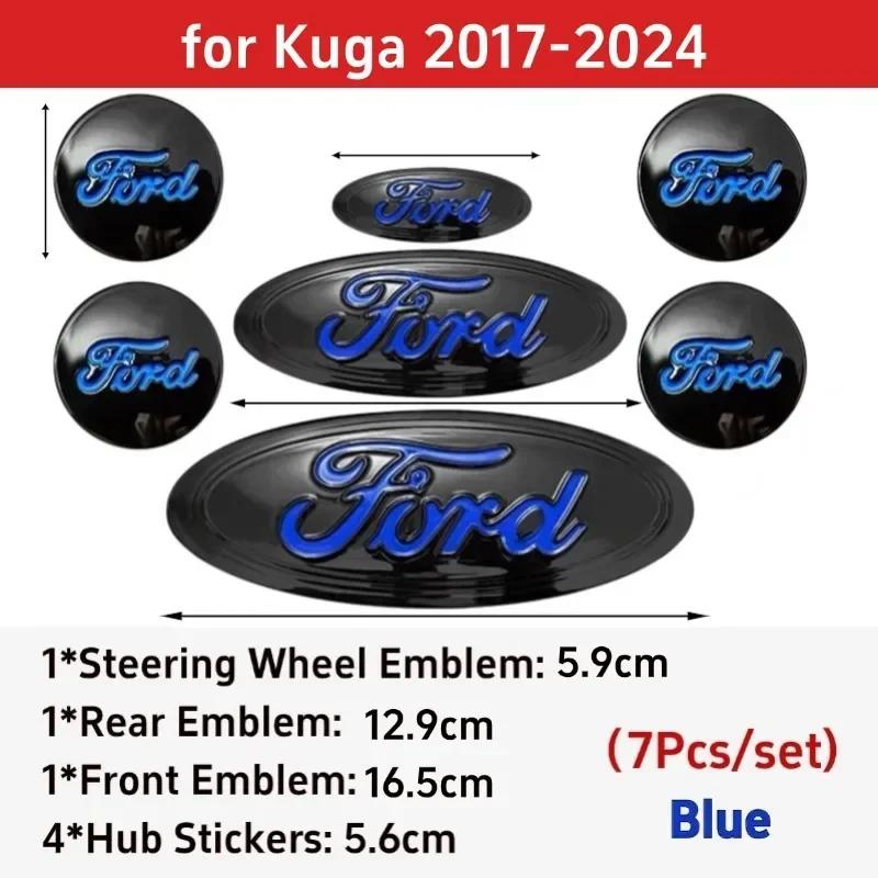 Горячая наклейка на автомобиль Для Ford Наклейка на руль автомобиля Передняя наклейка Задний значок для Ford Explorer Escape Escape ST Kuga Mondeo Focus