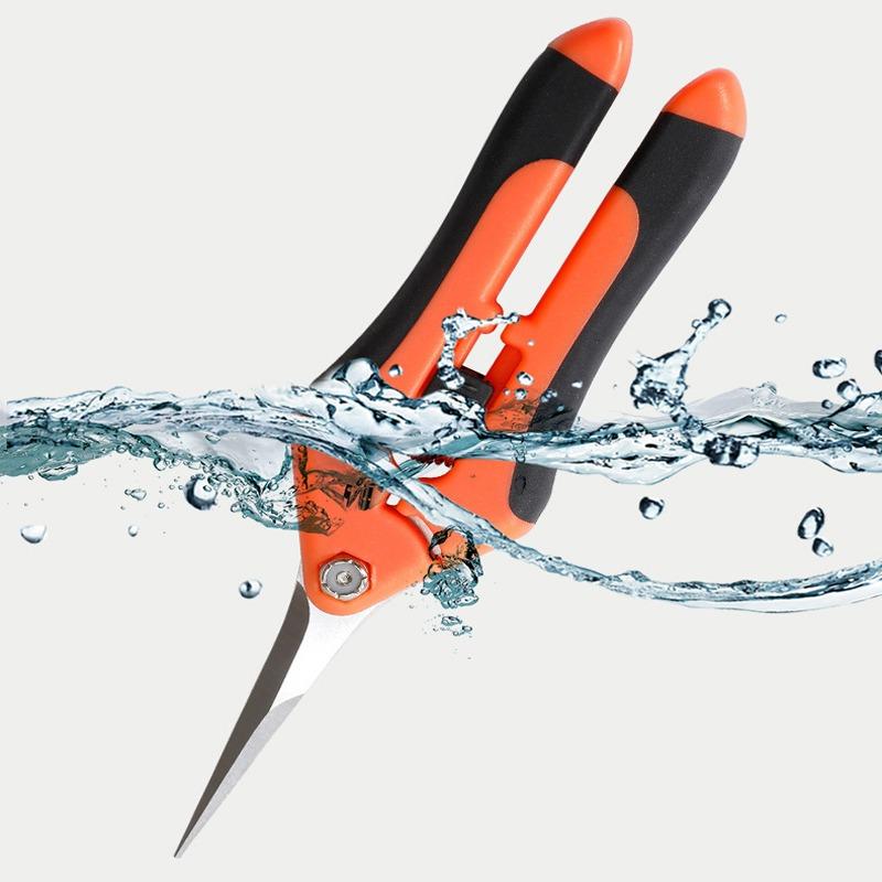 1pcs Gardening Scissors Stainless Steel Garden Branch Pruning for Tree Shears Fruit Picking Scissor Weed Potted Flower Pruners