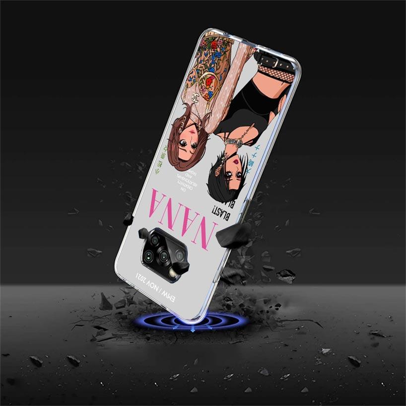 NaNa Osaki Anime Case Phone Cover for Xiaomi Redmi Note 10 9 9S 8 8T 7 5 Pro Mi 12T 11T 10T 9T 12 11 Lite A3 A2 Trend Fundas Mi