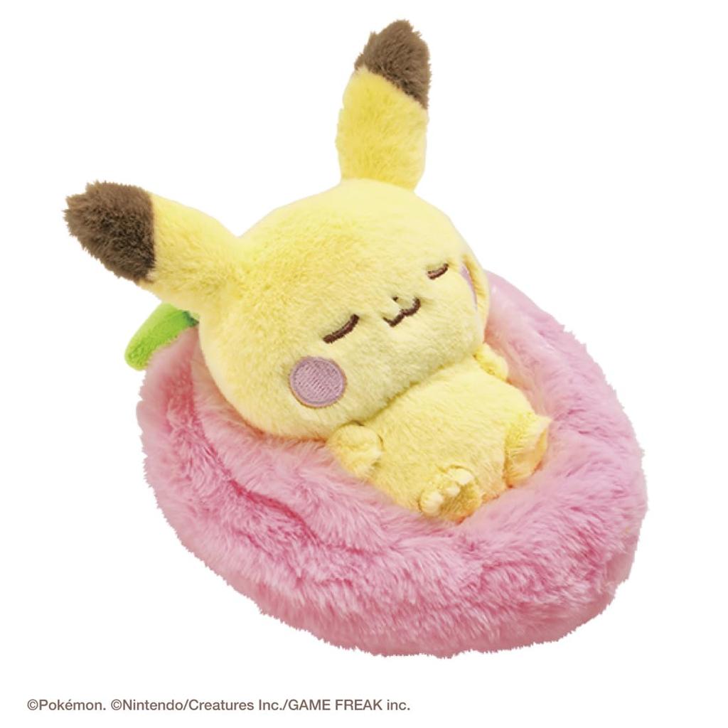 TAKARA TOMY Покемон PokePeace Мягкая игрушка Пикачу Спящий фрукт
