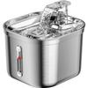 Sangelar 2.2L Stainless Steel Smart Pet Water Dispenser Fully Automatic Intelligence Multiple Filtration Automatic Recirculation