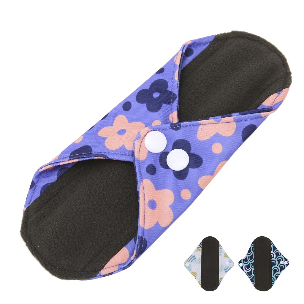 Многоразовые менструальные прокладки, моющиеся бамбуковые угольные ткани, герметичные женские гигиенические прокладки, прокладки для женщин