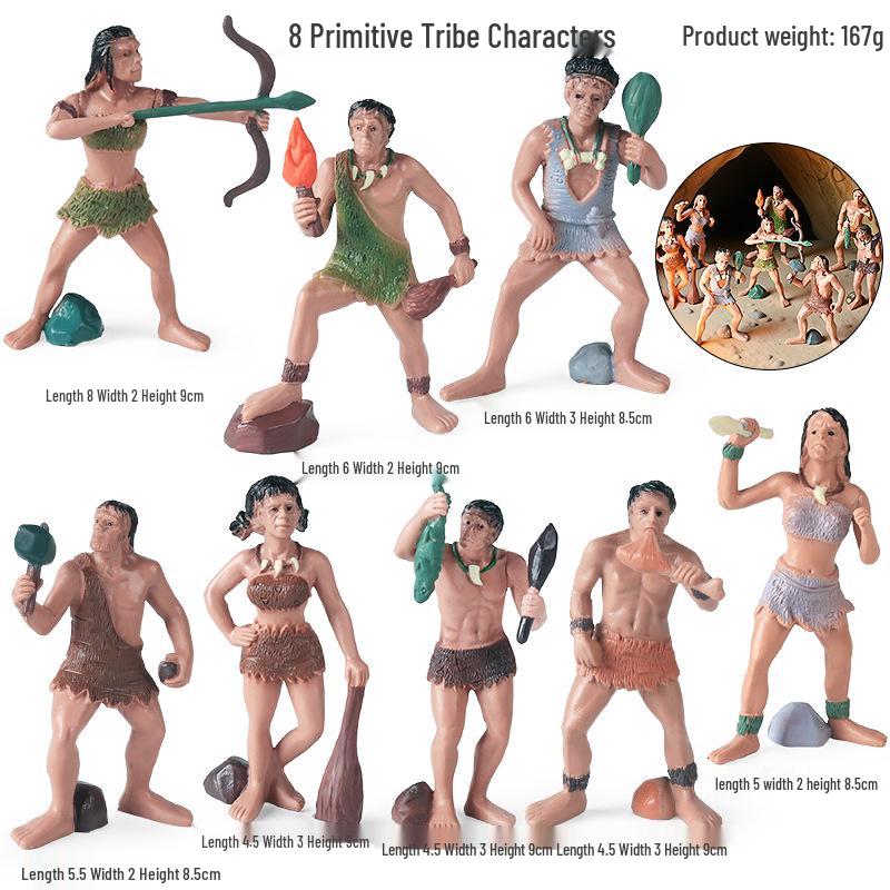 Plastic Farm Figures: Farmer, Woman, Ranch Worker, Police
