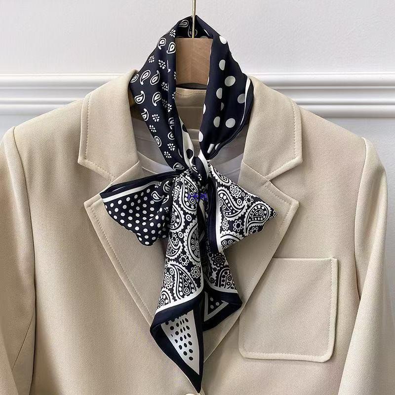 Women's Polka Dot Cashew Long Scarf Belt – 2025 Waist & Neck Accessory