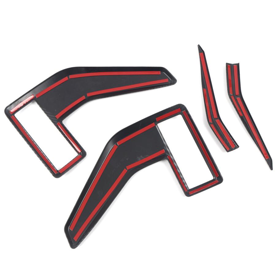 Накладки на эмблемы боковых крыльев под карбон для Ford F150 F-150 2021 2022