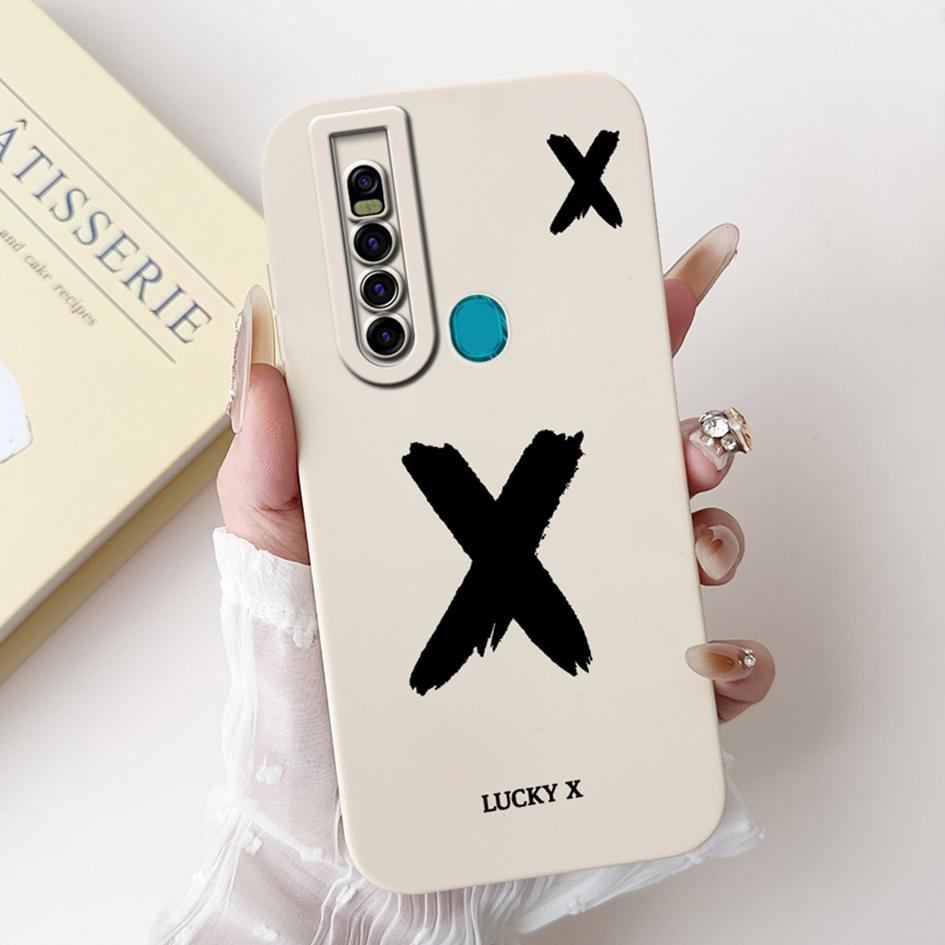 For Tecno Camon 15 Pro Case CD8 Luxury A Z Initial Letters Soft Silicone Bumper For Tecno Camon 15 Premier Camon15 Air CD6 Shell