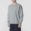 Nike Мужская серая дышащая толстовка с круглым вырезом и длинным рукавом