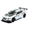 Масштаб 1/24 Bentley Continental GT3, литая под давлением миниатюрная гоночная модель автомобиля, коллекция открывающихся дверей, имитация металлической модели игрушечного транспорта для детей