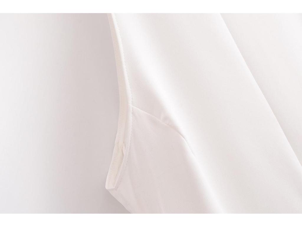 Весна 2025 Женское европейское и американское стиль приталенное платье-свинг с вырезом халтер