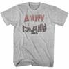Jaws Shark Line Gray Heather Adult T-Shirt