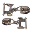 10PCS Zinc Alloy Zipper Pull Heads Metal Material Zipper Sliders Metal Zipper Pulls For Clothing