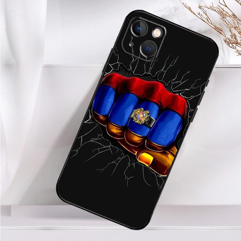 Чехол с армянским флагом для iPhone 14 13 12 11 16 15 Pro Max Mini Cover X XR XS 8 7 14 16 15 Plus Аксессуары