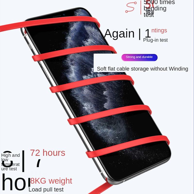 3 In 1 Charging Cable Retractable USB Charge 2.4A Fast Charging Portable Cable Micro Type-C for iPhone