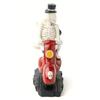 Skeleton Couple Figurine Resin Skeleton Couple Riding Motorcycle Sculpture Gothic
