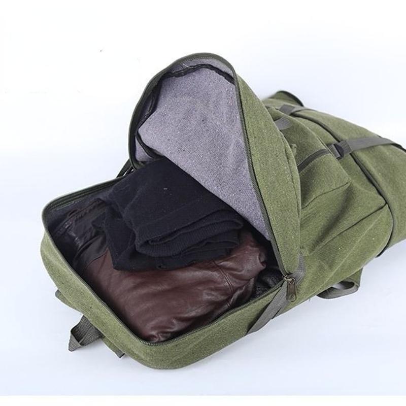 Мужской рюкзак, сверхвместительный холщовый рюкзак, мужской расширяемый износостойкий альпинистский рюкзак, большой рюкзак, дорожная сумка