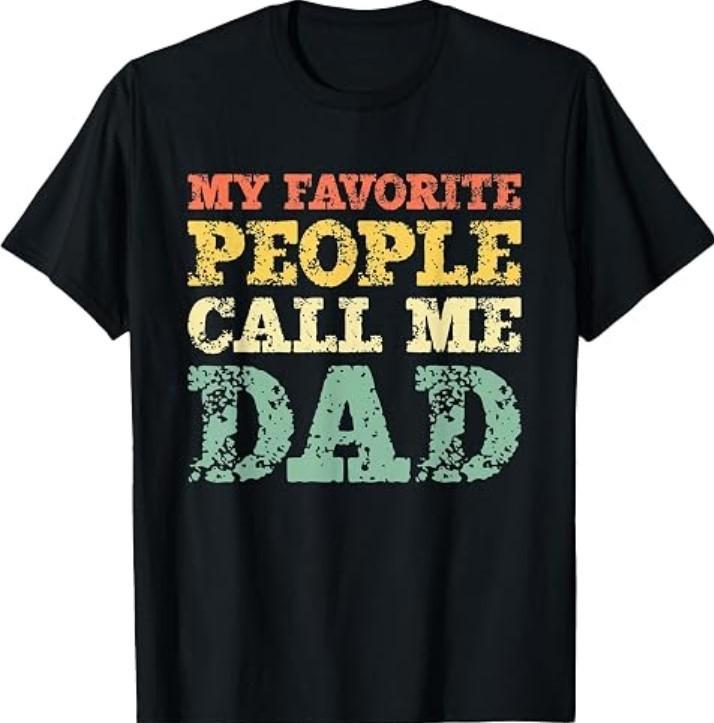 My Favorite People Call Me Dad Vintage Unisex T-shirt