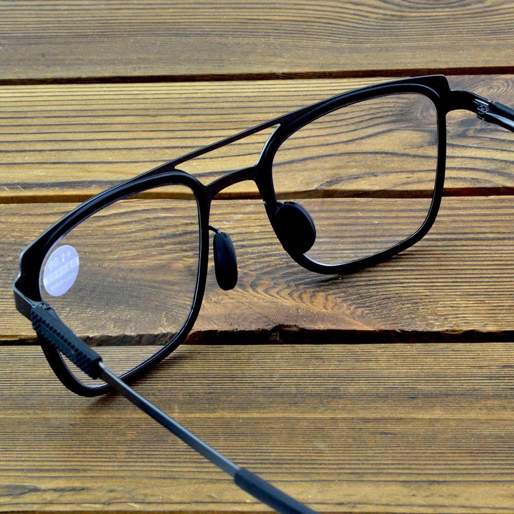 Clara Vida Fashion Trend Молодежные прогрессивные фотохромные очки для чтения с двойной перемычкой +1 +1,5 +2 +2,5 +3 +3,5 +4