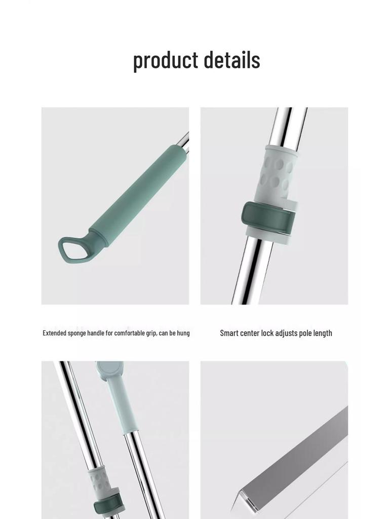 Волшебная силиконовая швабра двойного назначения: Влажная уборка для полов ванной и туалета