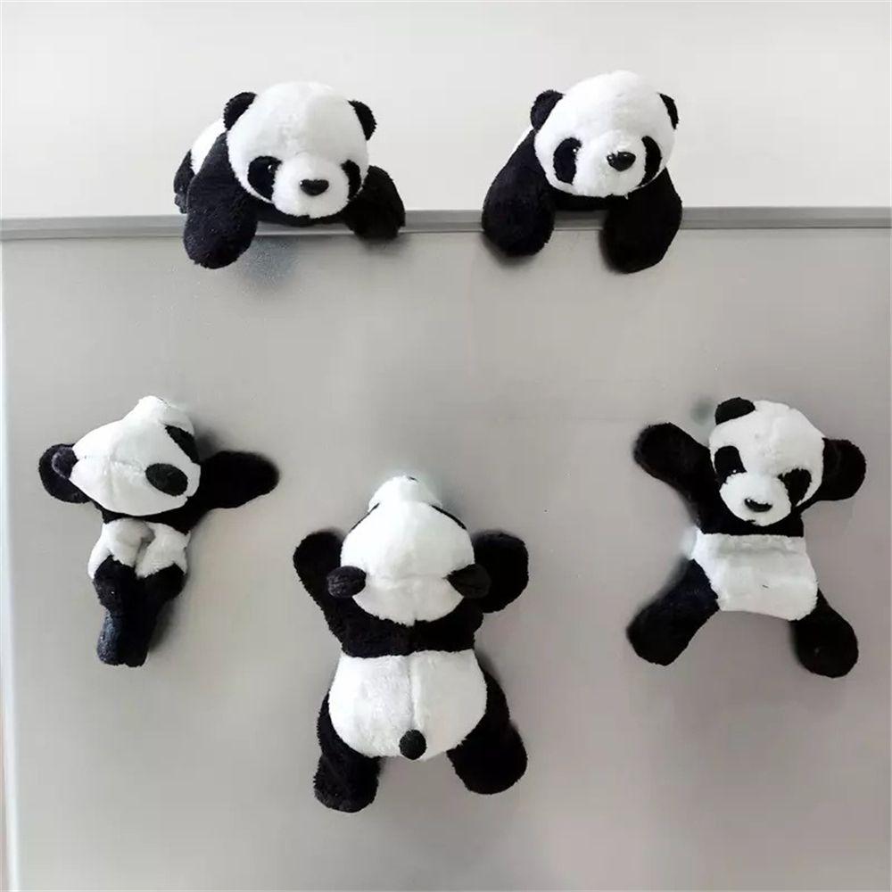 Girls Jewelry Cloth Accessories Cute Cartoon Plush Toy Lapel Pin Pins Animal Badge Panda Brooch
