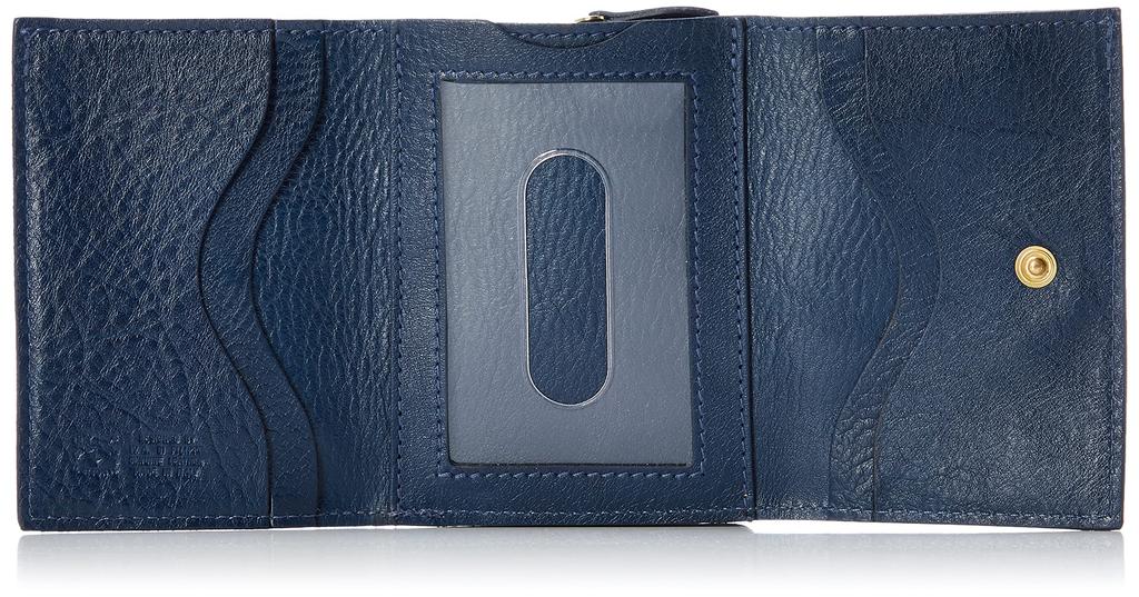 Кошелек SMW036 PV0005 Classic C0593 Blu [Il Bizonte] тройного сложения [товар]