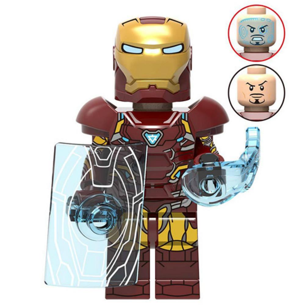Супергерой Железный человек Военная машина Железный человек Толстый Тор Стэн Ли Мстители 4 Строительные блоки Игрушки