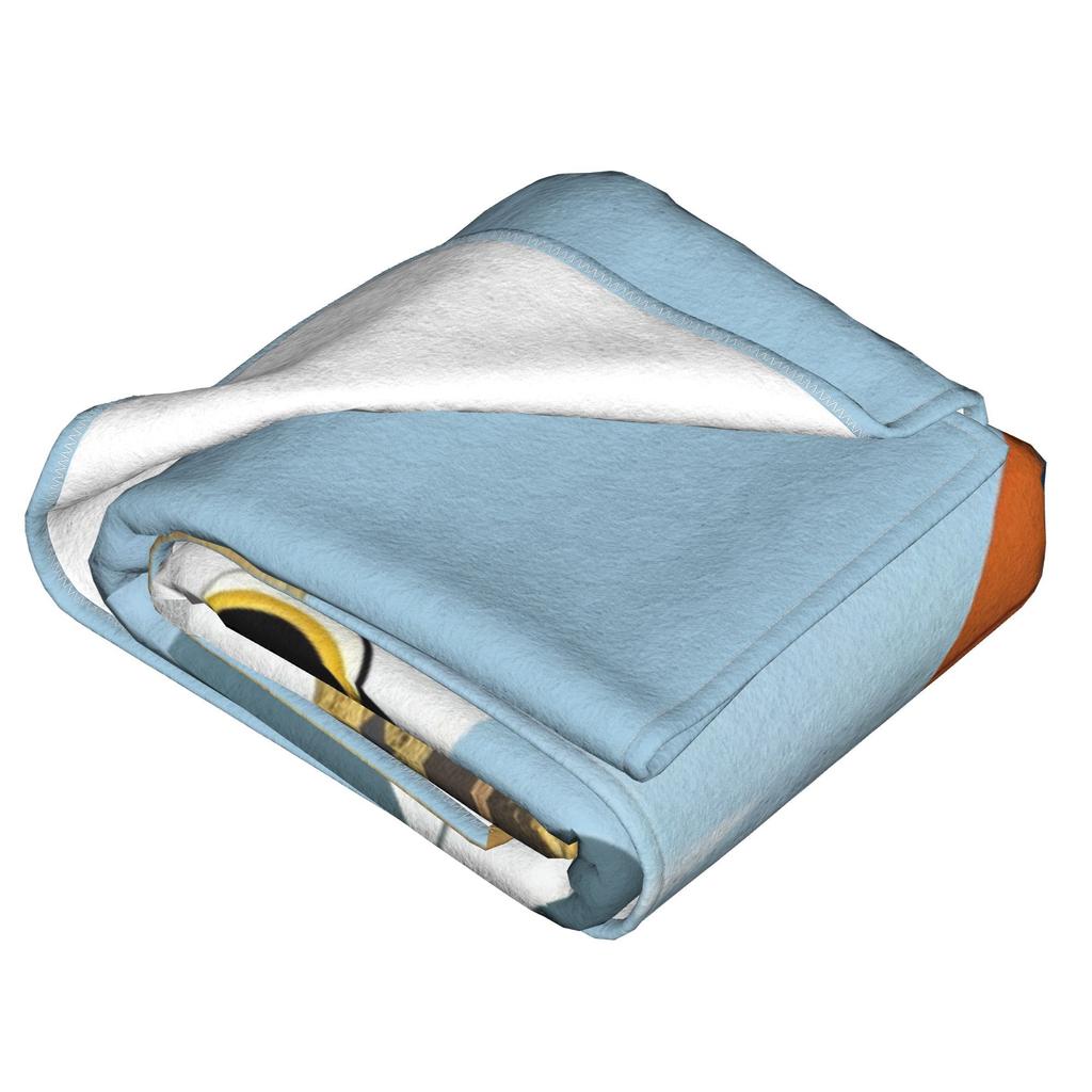 Puffin Rock Cartoon   Flannel Blanket  Awesome Throw Blanket for Bed Sofa Couch 200x150cm Rug Piece