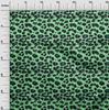 oneOone Cotton Flex Light Green Fabric Animal Skin Sewing Material Print Fabric By The Yard 40 Inch
